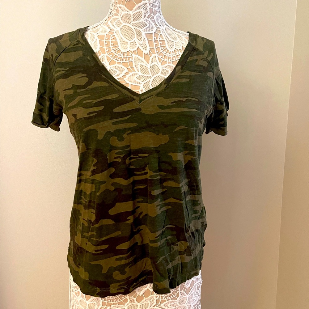 Gently worn only once, Sanctuary camp v-neck shirt